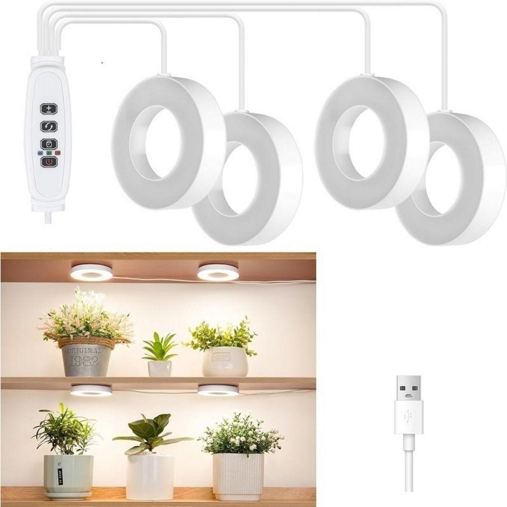 10 Dimming Levels Hanging LED Plant Light Adjustable Ceiling Grow Light Houseplants