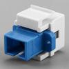 Keystone Jack Sc Fiber Optic Module Adapter Sc F / F Keystone Module Coupler For Wall Panel Terminal Block Panel Mounting Box Adapter