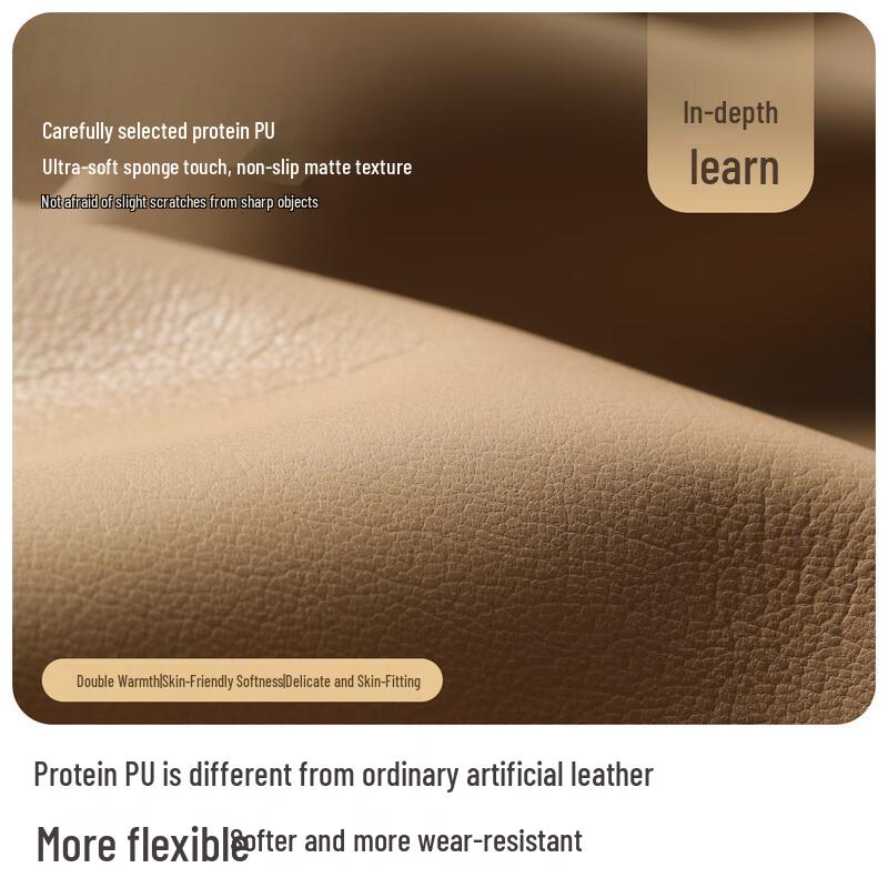 JIUMU Женские зимние теплые кожаные перчатки с сенсорным экраном