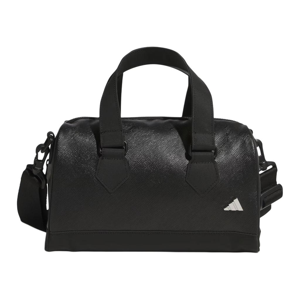 Adidas Leather Sport Performance 6.2L Solid Color Design Polyurethane Tote Bag Unisex Tote Bag Black JZ4375