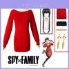 Spy×family Ёр Форджер Косплей Костюм Платье для Хэллоуина и Карнавала