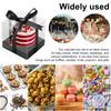 24/48Pcs Cupcake Gift Box Transparent Square Cake Box Container Party Pastry Dessert Baking Packaging Boxes With Ribbon