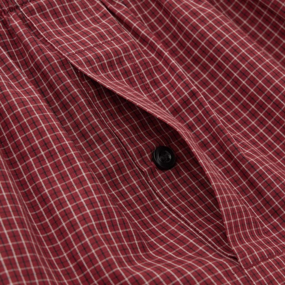 Uniqlo Check Pattern Trunks with Front Opening and Elastic Waistband