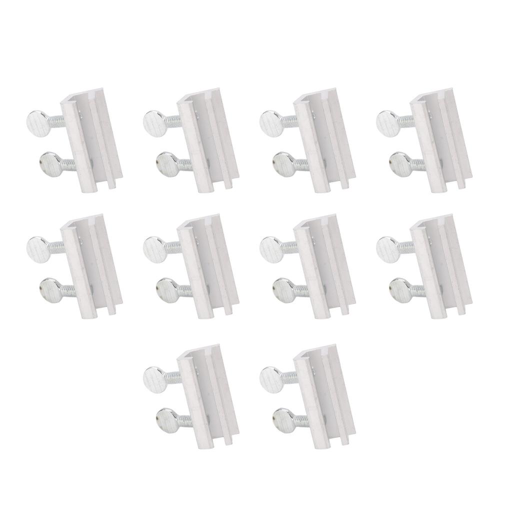 10Pcs Sliding Window Lock Adjustable Vertical Horizontal Sliding Lock Kit for Safety
