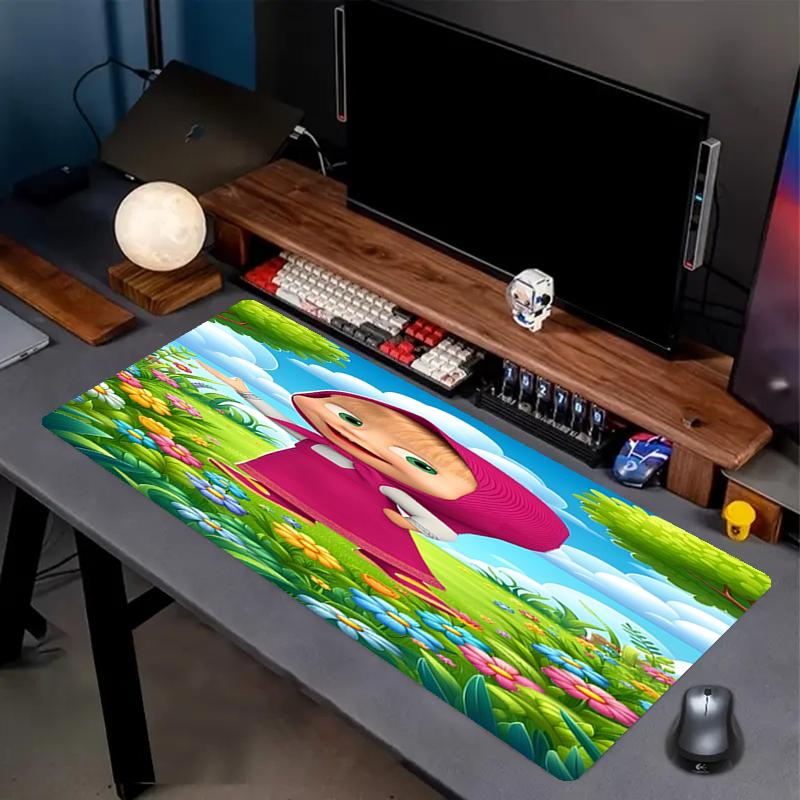cartoon animation Print Mouse Pad, Anti‑Slip Desktop keyboard Mat, for PC Laptop Gaming Working Daily Use, Cool Festival Surprise Gift