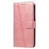 For Samsung Galaxy S21 FE 5G Case Imprinting Lines Wallet Leather Phone Cover