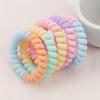 Frosted Color-Matching Telephone Line Hair Ring - Large Bracelet & Headband for Face Washing and Ponytails