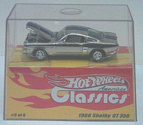 Hot Wheel 1966 Shelby GT350 MT6470C Completed Product 1/43 (Silver Metallic/Blue Line)