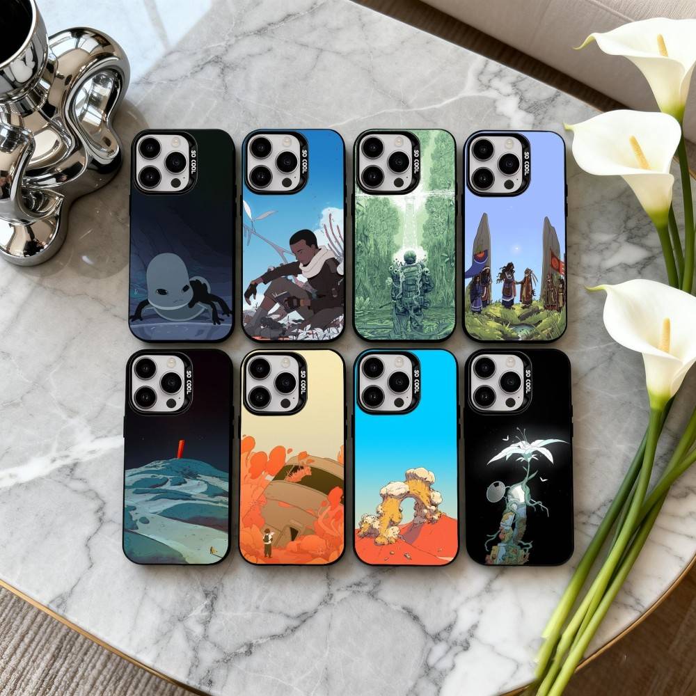 Научно-фантастический S-Scavengers R-Reign Чехол для телефона Для iPhone17,16,15,14,13,12,11 Plus,Pro Max Черный Конфетный серебристый чехол для телефона