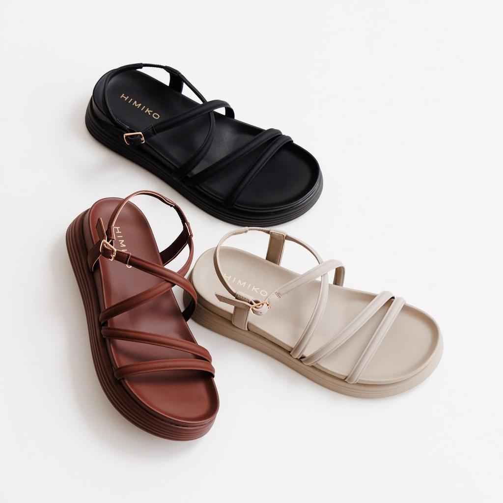 HIMIKO/Himiko/Cross Strap Sandals/651250 Black M