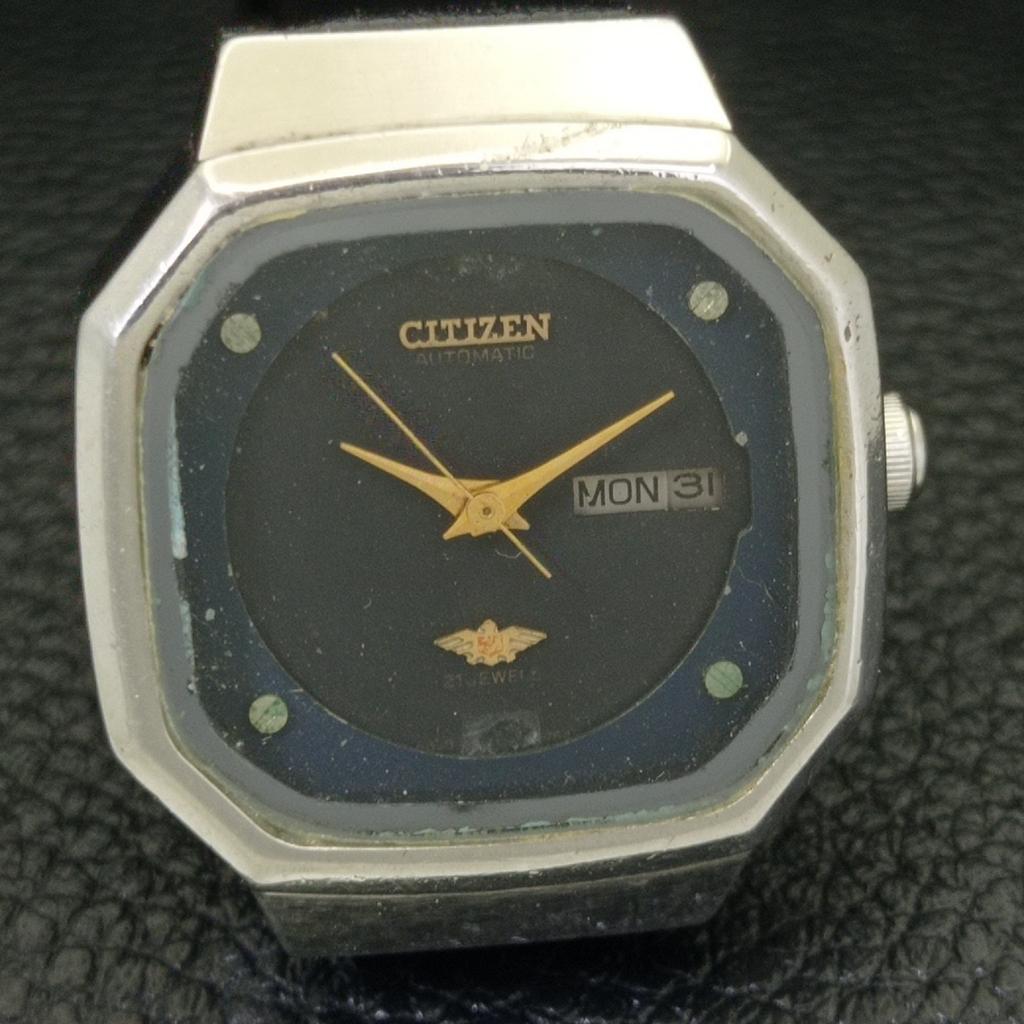 АВТОМАТИЧЕСКИЕ ВИНТАЖНЫЕ ЖЕНСКИЕ ЧАСЫ CITIZEN 6650A ЯПОНИЯ ОРИГИНАЛЬНЫЙ ЦИФЕРБЛАТ a700355-5