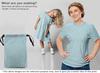 oneOone Ткань Cotton Flex Light Blue с азиатской тематикой, японский швейный материал, ткань с принтом, по ярдам, 40 дюймов