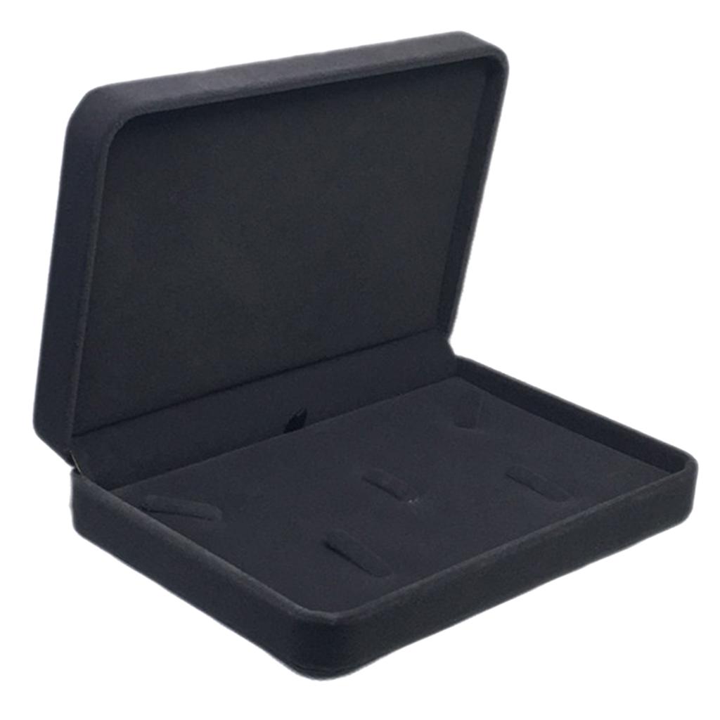 Бархатные наборы ювелирных изделий Коробки Поднос для путешествий Ожерелье Хранение Витрина Красный