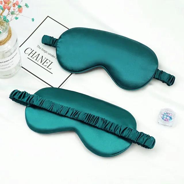 1pc Imitated Silk Shading Eye Cover Comfortable Travel Relax Soft Eyeshade Sleep Night Mask Health Sleeping Shield Care Tools