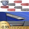 Для VOLKSWAGEN VW 2 шт. 3D ABS Боковое крыло кузова автомобиля Значок GTI GTD Наклейки на крыло Декорация эмблемы для Volkswagen Vw Tiguan Jetta