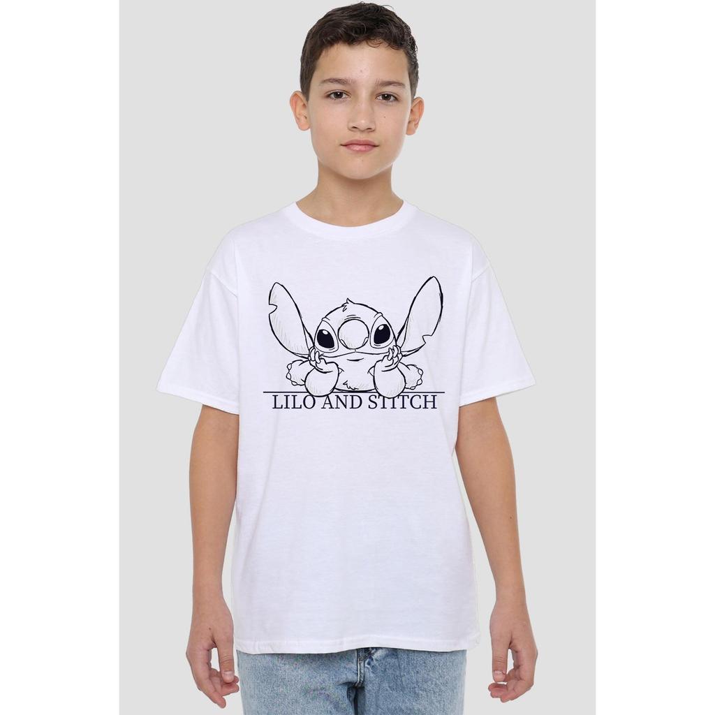 Lilo & Stitch Childrens/Kids Relaxed Sketch T-Shirt