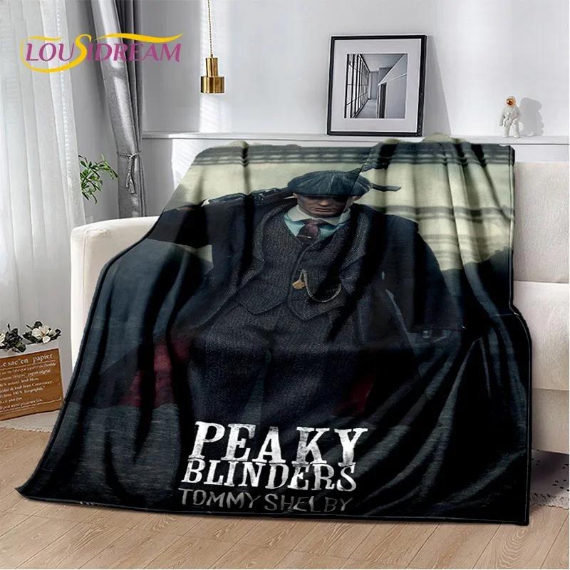 Новое мягкое одеяло Томми Шелби P-Peaky B-Blinders, Мягкий плед для дома, спальни, кровати, дивана, пикника, Покрытие для путешествий, Подарок