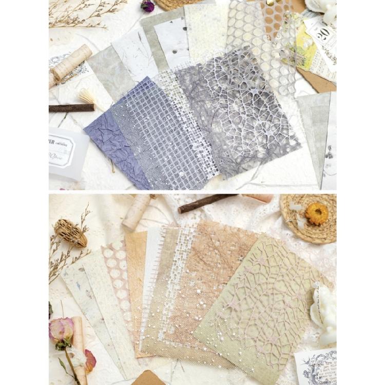 20 листов Эстетичная декоративная бумага для скрапбукинга, украшения для журнала, фотоальбома, фоторамок