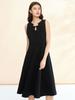 Velwin Spring New Versatile Elegant Fashion Style Sleeveless Long Dress for Women