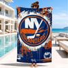 Ny Islanders Pride Beach Towel, Super Soft Microfiber, Perfect Gift for Her/Him, Birthday, for Pool, Beach, Travel, Decor Beach Party