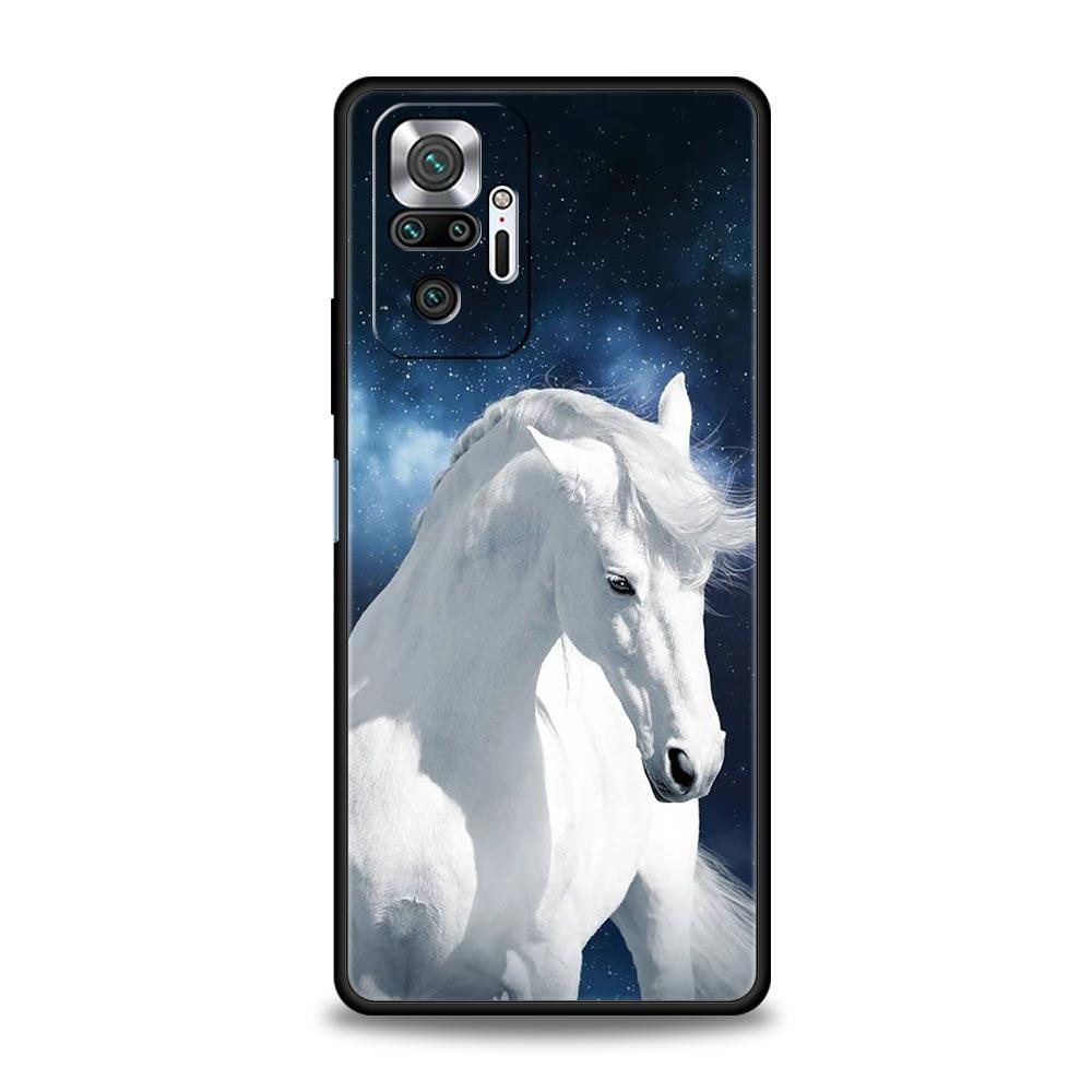 Чехол для телефона с изображением бегущей лошади для Xiaomi Redmi Note 13 12 5G 11 10 Pro Plus 4G 9S 9 8 7 9T 13C 10C 9C 9A, мягкий силиконовый чехол
