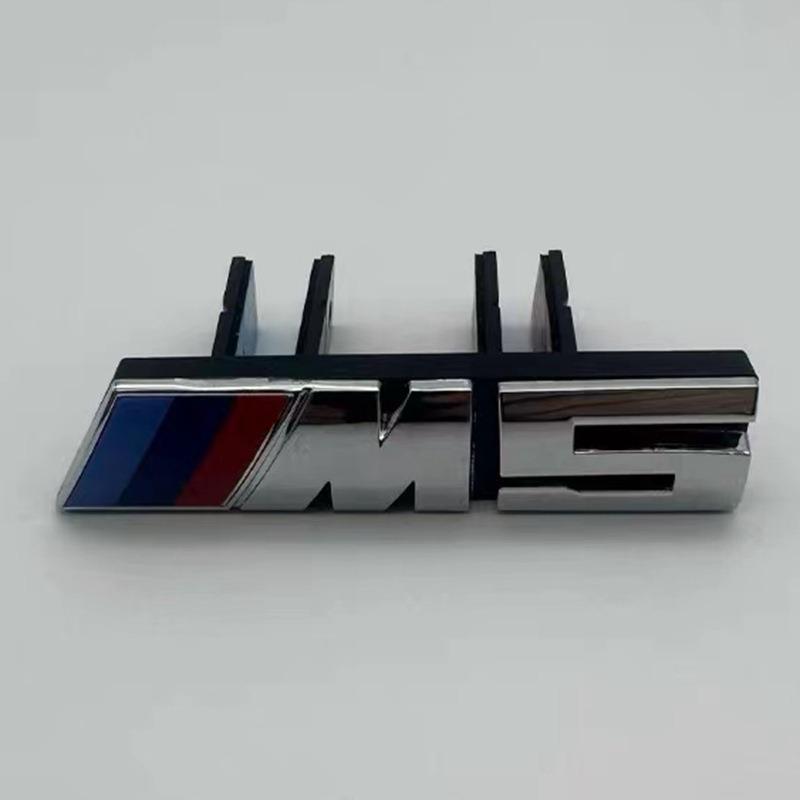 NEOW3 3D Car Front Grille M Badge Emblem Decoration Accessories For Bmw Performance M E46 E90 F20 E39 F10 X3 E83 E61 E91 E87 E60 E93