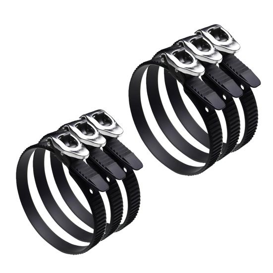 3 шт. Прочные ремни с замком-трещоткой, регулируемые, многоразовые стяжки-молнии, для уличных ограждений, столбов, ворот, труб, крепления грузов