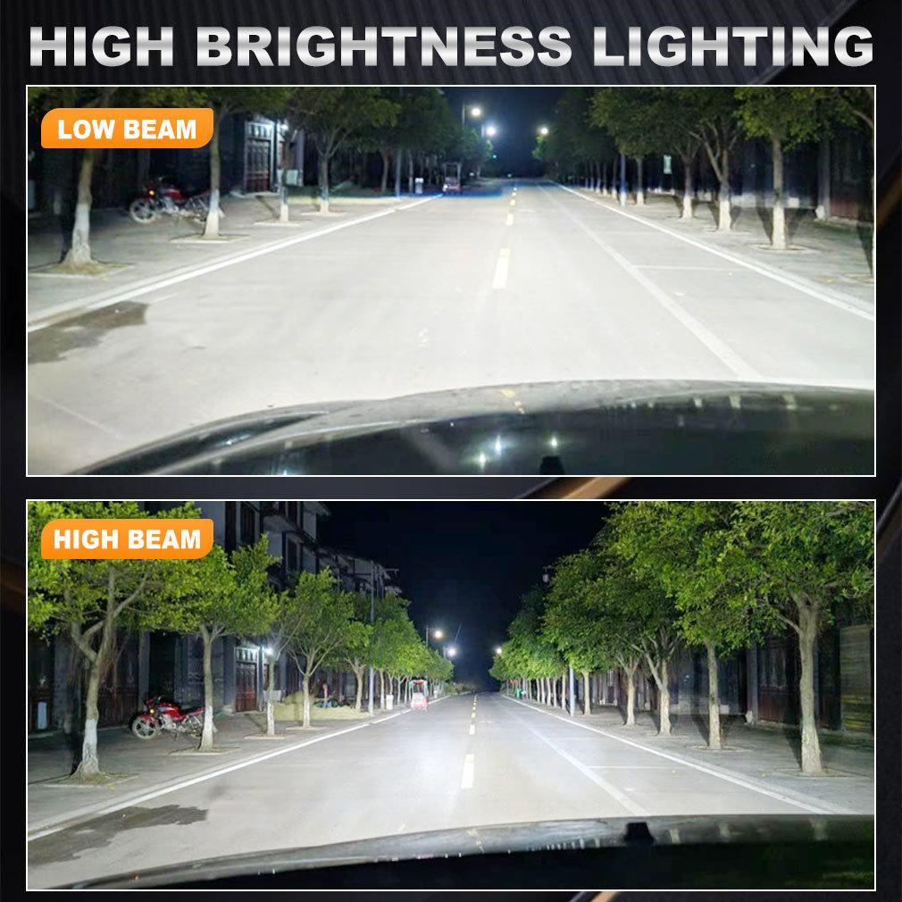 2 шт. 3D светодиодные лампы H7 для фар Canbus без ошибок 6 сторон 1:1 Супер 360 H7 Подключаемый Мини-Размер Фары Беспроводной с Вентилятором CSP Турбо Лампа 6000K 12V