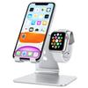 Подставка для Apple Watch - 2 в 1 универсальная настольная подставка-держатель для iPhone 15 14 13 12 11 всех серий и Apple Watch Series