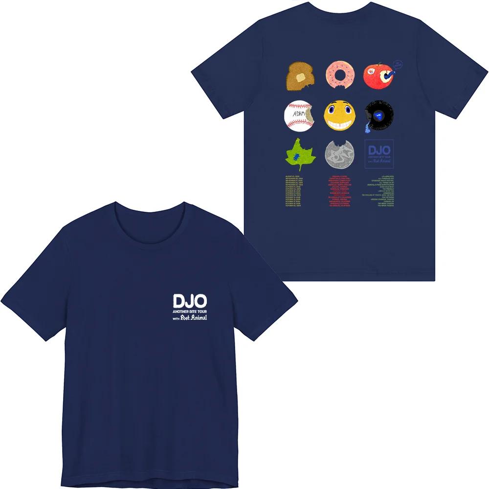 Djo Merch Футболка Another Bite Tour Модная Унисекс Унисекс Женская с коротким рукавом Повседневная футболка