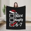 Six Seven Ice Cream Drip Meme 67 Blanket Quality Warm  Bedding Throws Winter Child Couch Chair Sofa Bed Novelty Bedspread
