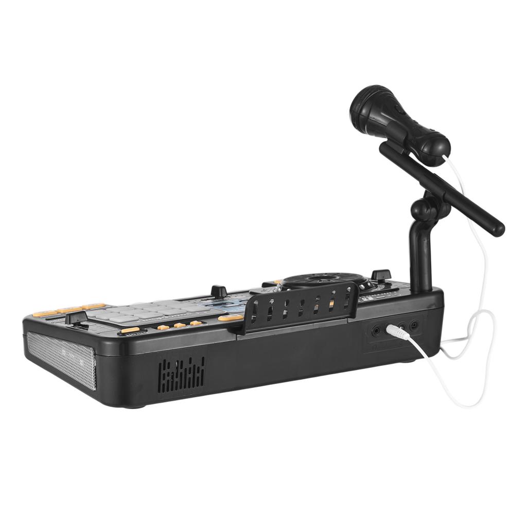 DJ-контроллер для детей, DJ-проигрыватель, электронная клавиатура, Bluetooth-микшер, регулируемый микрофон, динамическая подсветка.