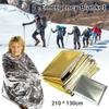 Folding Emergency Blanket 210Cm*130Cm Silver/Gold Emergency Survival Rescue Shelter Outdoor Camping Warm Keeping Blankets
