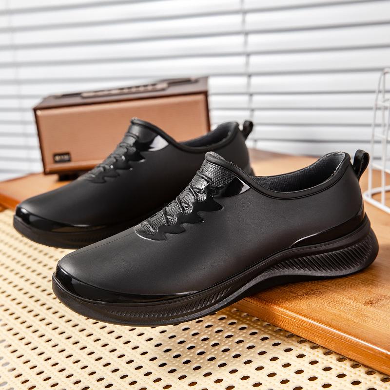 Женские дождевые ботинки, новые модные, элегантные, с низким верхом, непромокаемые, водонепроницаемые ботинки, знаменитости из Интернета, износостойкие, уличные дождевые ботинки