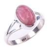 Natural Rhodochrosite Gemstone Handmade 925 Solid Sterling Silver Ring S.7 F0i68
