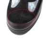 Excellent LOUIS VUITTON Ankle boots Monogram suede lace-ups leather Women 34.5 Used