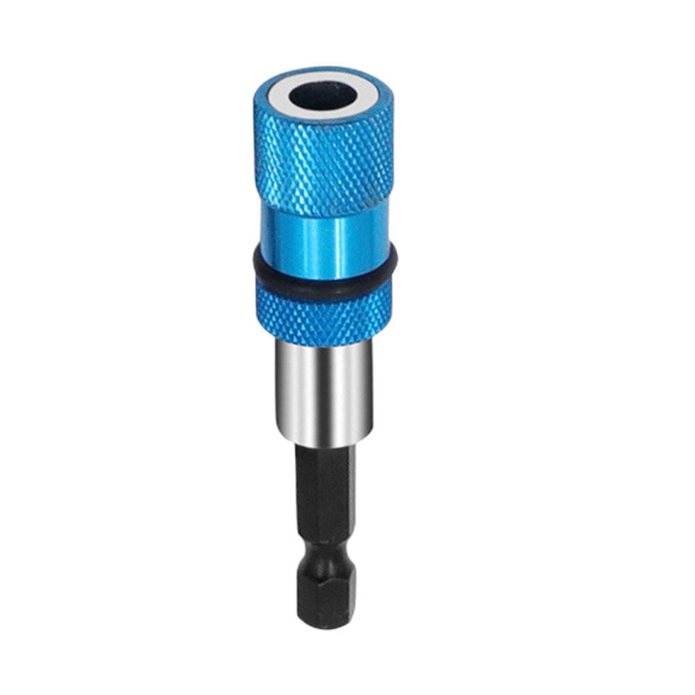 1/4inch Hex Shank Magnetic Extension Chuck Adapter Quick Release Extension Drill Quick Chuck Adapter 66mm Length for Screwdriver
