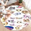 Littlest Pet Shop Custom Name Round Area Rug Carpet Rug For Living Room Bedroom Sofa Playroom Decor Nonslip Floor Mat