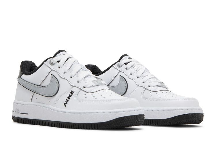 Nike Air Force 1 Low LV8 White Wolf Grey Black (GS)