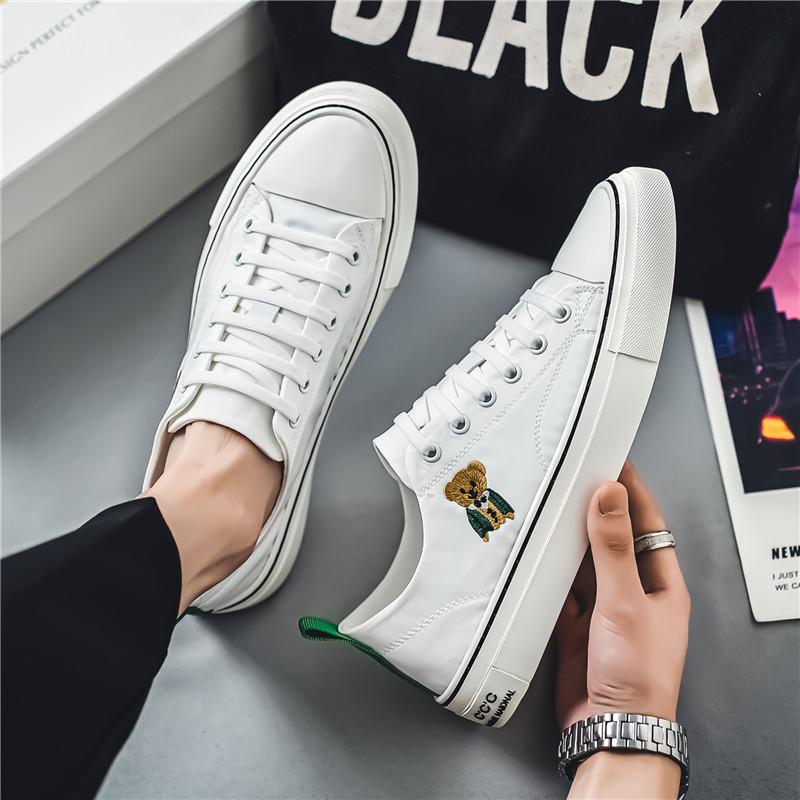 Оригинальные кроссовки Bear Green для мужчин, модный дизайн, вулканизированная обувь, удобные повседневные кроссовки с низким вырезом, chaussure hommes