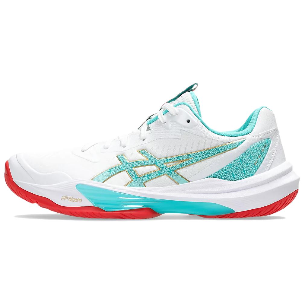 Asics Sky Elite FF 3 Износостойкая Поддержка Низкий верх Тренировочная обувь Женские Белые Синие Кроссовки 1052A088-960