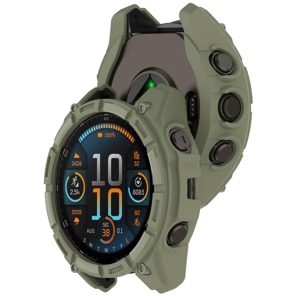 Защитный чехол TPU для Garmin Fenix 8 51 мм 47 мм SOLAR Мягкий силиконовый чехол-бампер Аксессуары для Fenix8 SOLAR Protector