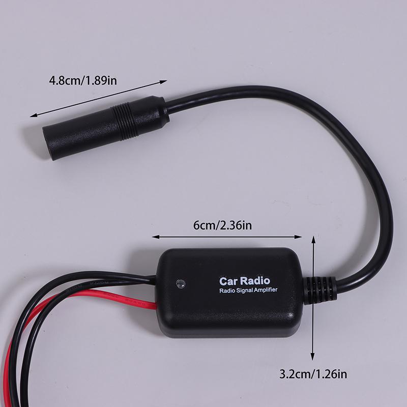 Практичный усилитель сигнала FM, помехозащищенная автомобильная антенна, радиоприемник, универсальный усилитель FM, автомобильные детали, усилитель автомобильного радиоприемника