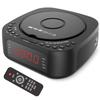 Multi Functional Five In One CD/MP3 Player, Bluetooth USB, Dual Stereo Speakers, Clock Display, Alarm Clock