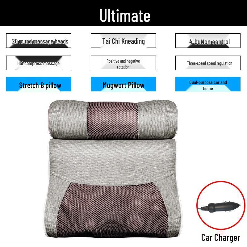 Jiaxiu Multi-functional Shoulder & Neck Massage Pillow