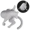 Фигурка кошки, лижущей попу, Забавная статуэтка кошки из смолы, Коллекционный причудливый орнамент с котенком для полки, стола, Подарок для любителей кошек
