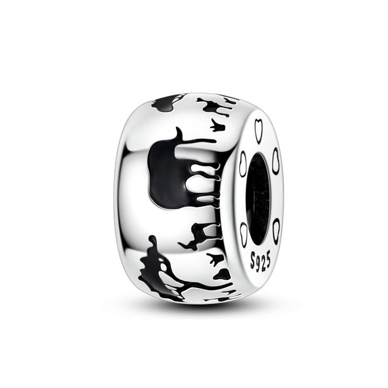 New 925 Silver Circular Heart Shape Friendly Embrace Pray Charms Beads For Women Fit Bracelet DIY Jewelry Gift