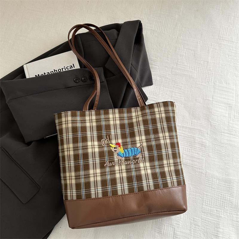 Women's Commuter Bag 2024 New Trendy and Beautiful Bucket Bag Korean Version Large-capacity Underarm Bag Personalized Simple Tote Bag