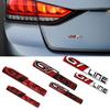 Metal 3D Badge GT LINE Logo Car Rear Trunk Body Sticker Emblem For Peugeot 206 307 308 3008 207 208 407 508 2008 5008 107 106