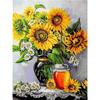 DIY 5D Diamond Painting Sunflower Diamond Embroidery Flower Full Round Drill Cross Stitch